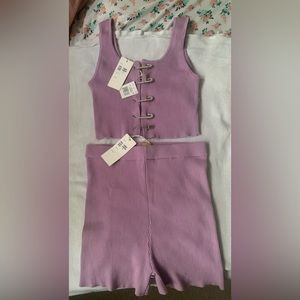 Two Piece Lavender Set